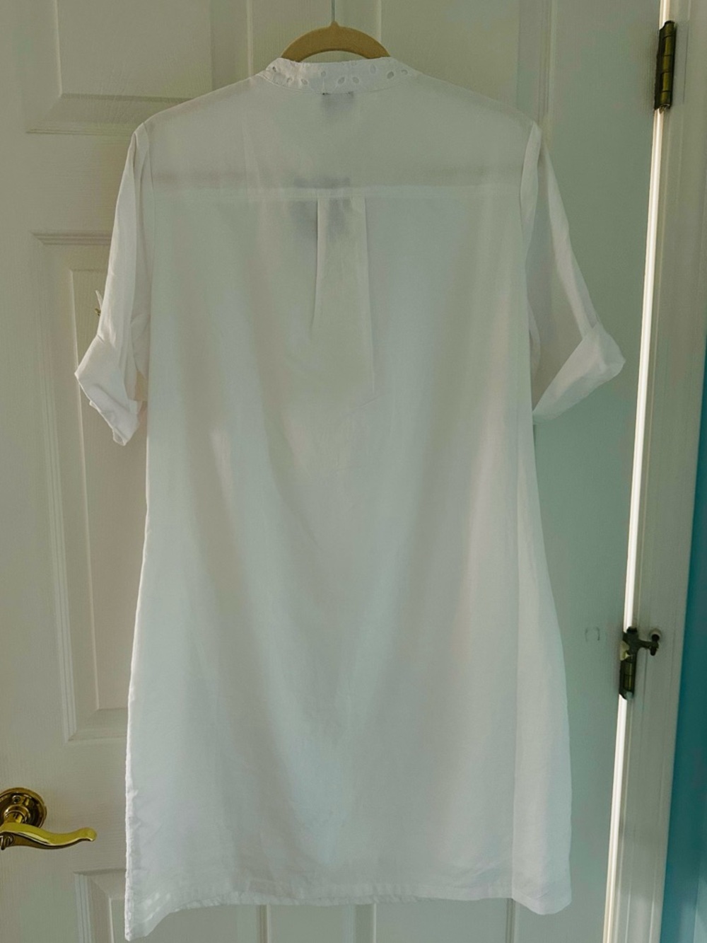 Anne Klein Eyelet Shift Dress - Picture 2 of 4
